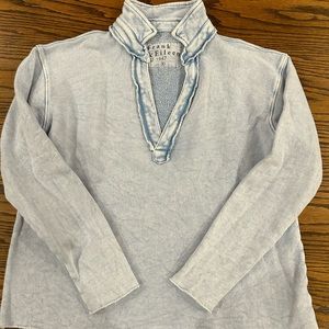 Frank & Eileen triple fleece Patrick in Mineral Blue. New Without Tag!